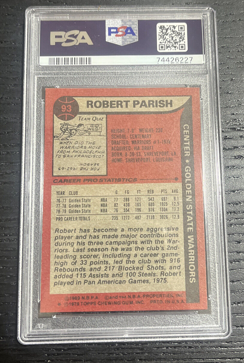 1979 Topps - Robert Parish #93 PSA 6.5