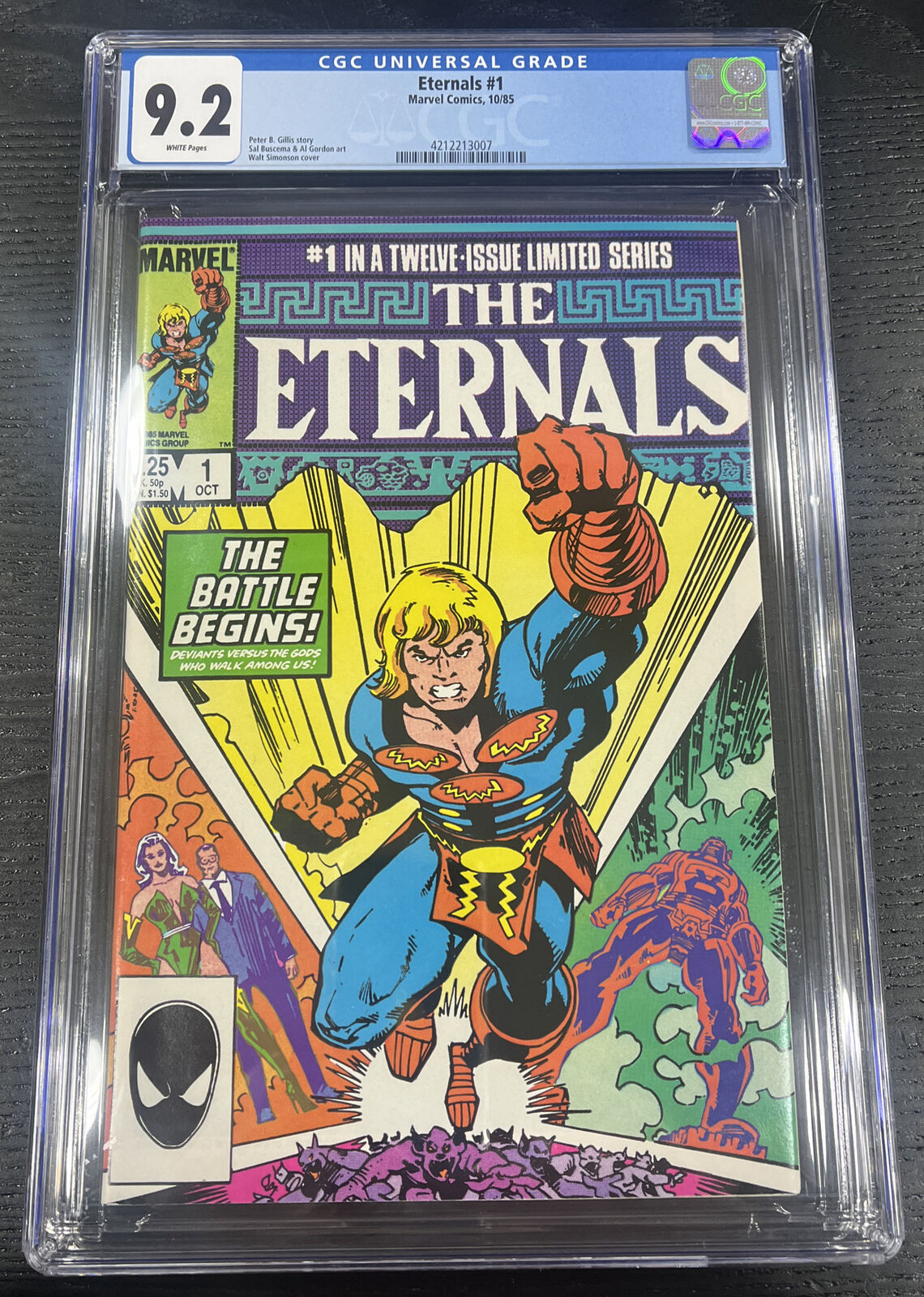 Marvel Comics 1985 Eternals #1 CGC 9.2 1st appearance of Phastos