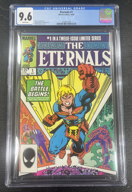 Marvel Comics 1985 Eternals #1 CGC 9.6 1st appearance of Phastos